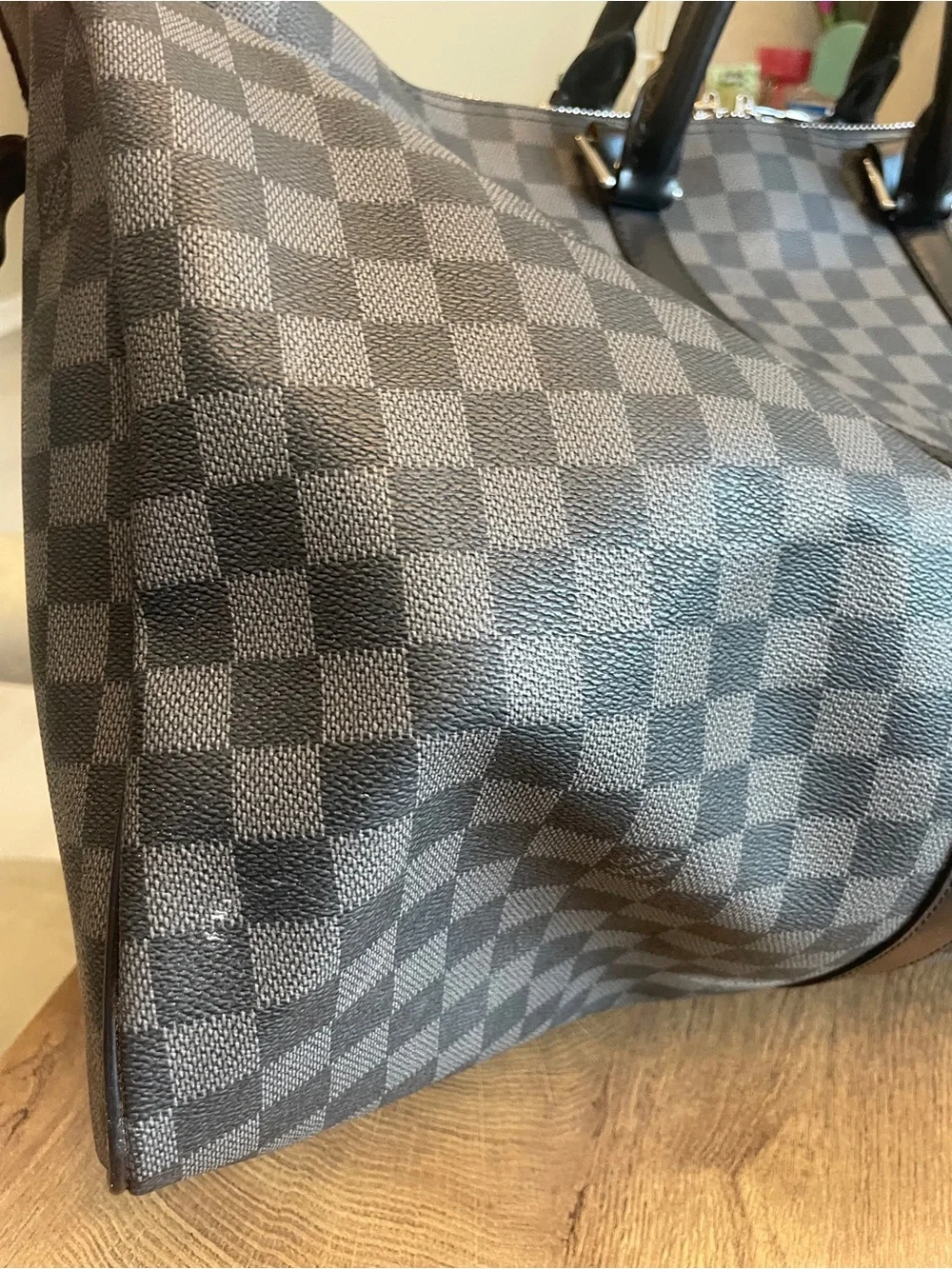 Classic Gray and black Checkerboard Weekender Bag